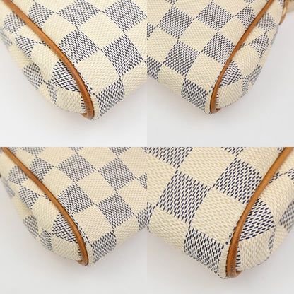 Louis Vuitton Eva Handbag Damier, WHITE, CANVAS, Shoulder bag
