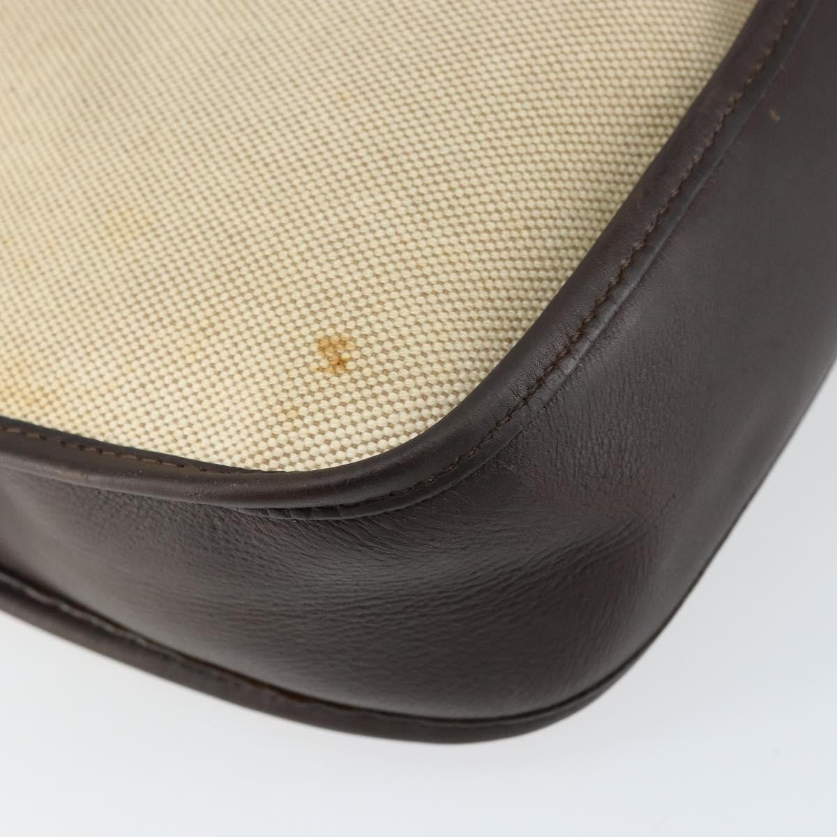 Hermes Evelyne Bag Gen III Toile and Leather, BEIGE, CANVAS, Shoulder bag