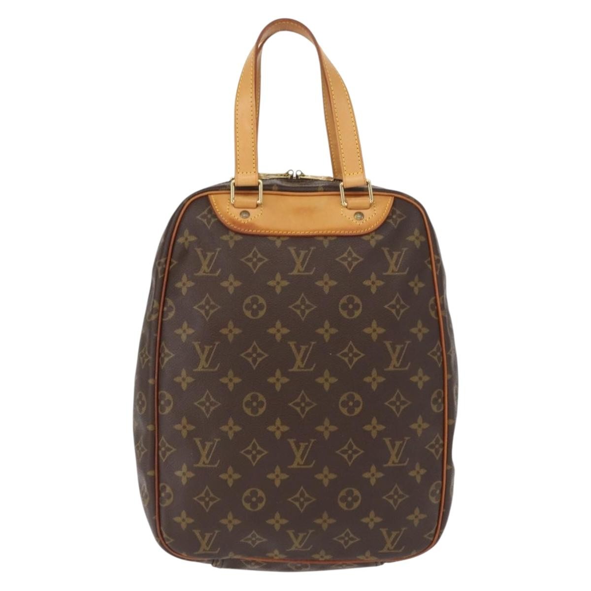 Louis Vuitton Excursion Handbag Monogram Canvas, BROWN, CANVAS, Handbag