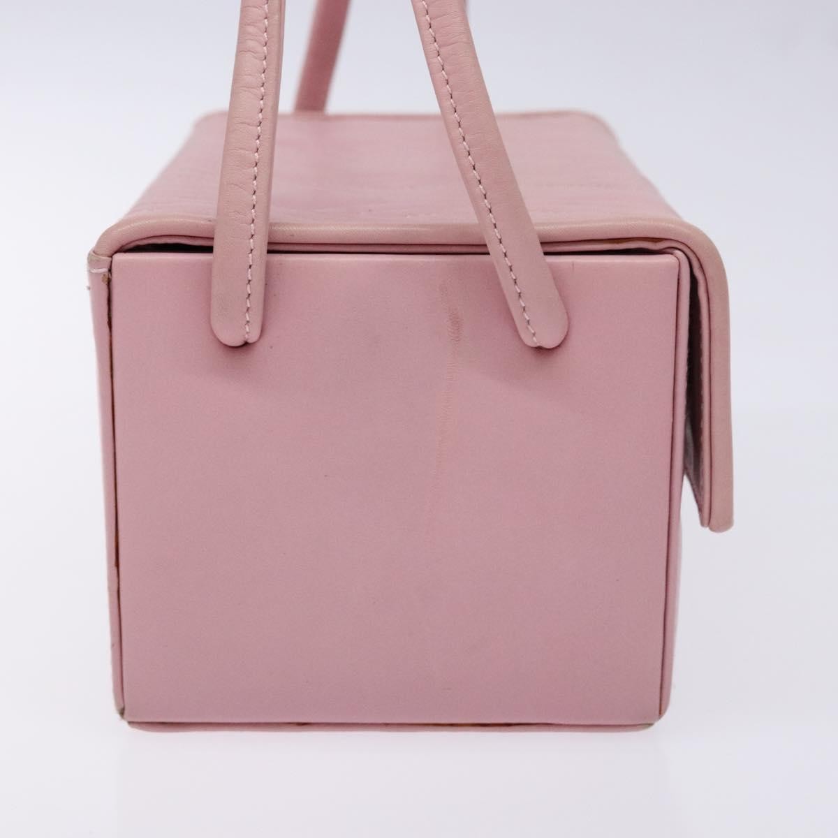 Fendi Classic Box Bag Leather, PINK, LEATHER, Handbag