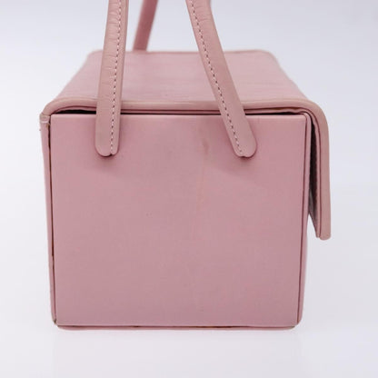 Fendi Classic Box Bag Leather, PINK, LEATHER, Handbag