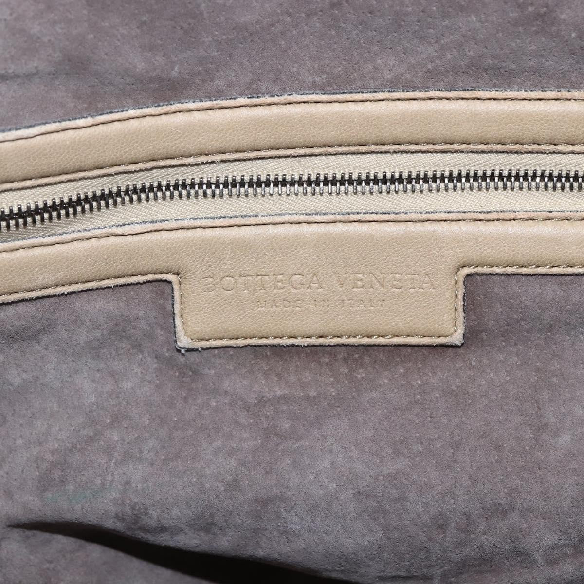 Bottega Veneta Intrecciato Handbag Leather, BEIGE, LEATHER, Handbag