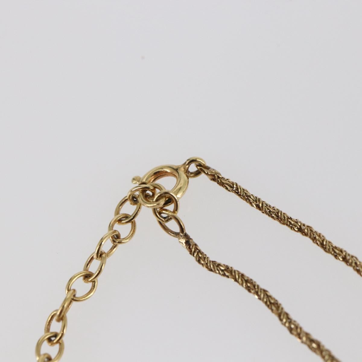 Christian Dior CD Pendant Necklace Metal, GOLD, METAL, Necklace