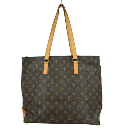 Louis Vuitton Cabas Mezzo Monogram Canvas, BROWN, CANVAS, Tote bag