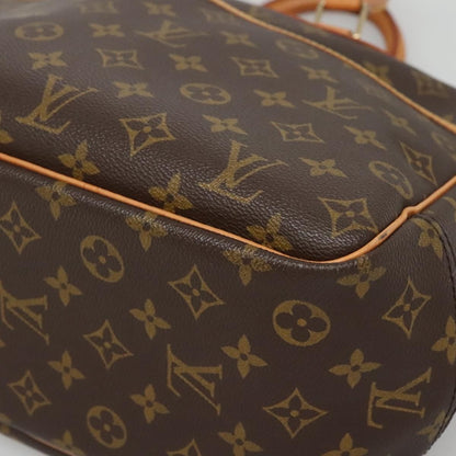 Louis Vuitton Deauville Handbag Monogram Canvas, BROWN, CANVAS, Handbag
