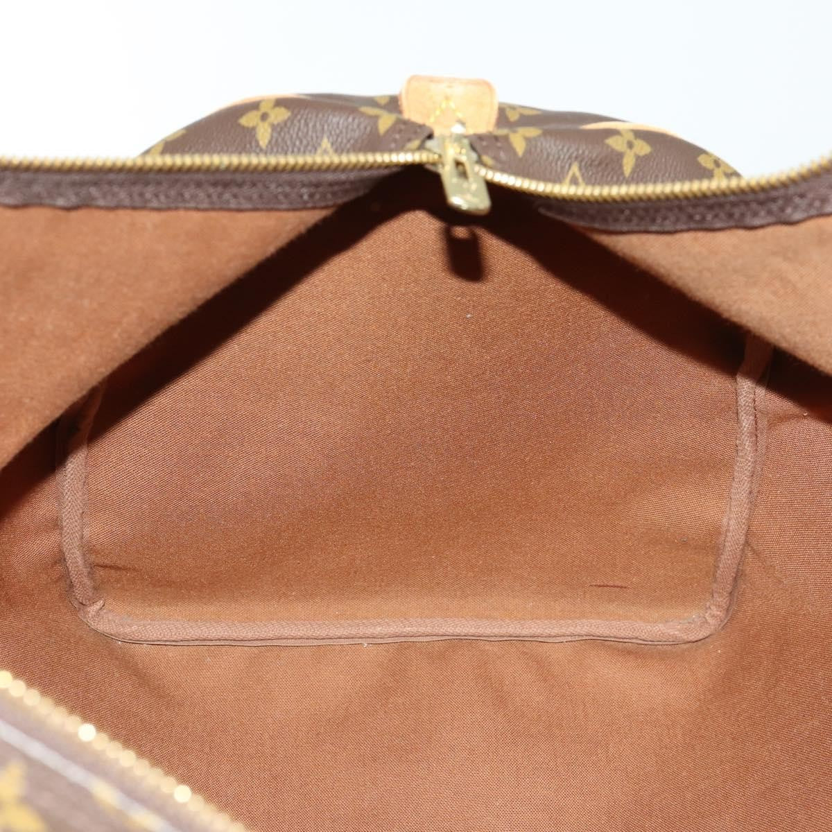 Louis Vuitton Keepall Bag Monogram Canvas, BROWN, CANVAS, Travel bag