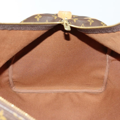 Louis Vuitton Keepall Bag Monogram Canvas, BROWN, CANVAS, Travel bag
