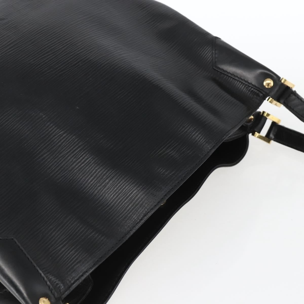 Louis Vuitton Mandara Handbag Epi Leather, BLACK, LEATHER, Tote bag