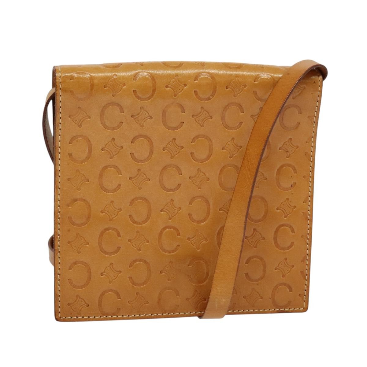 Celine Vintage Macadam Shoulder Bag C Macadam canvas, BROWN, CANVAS, Shoulder bag