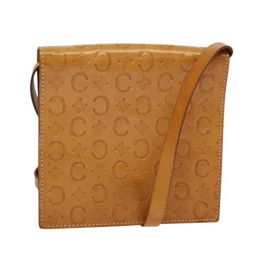 Celine Vintage Macadam Shoulder Bag C Macadam canvas, BROWN, CANVAS, Shoulder bag