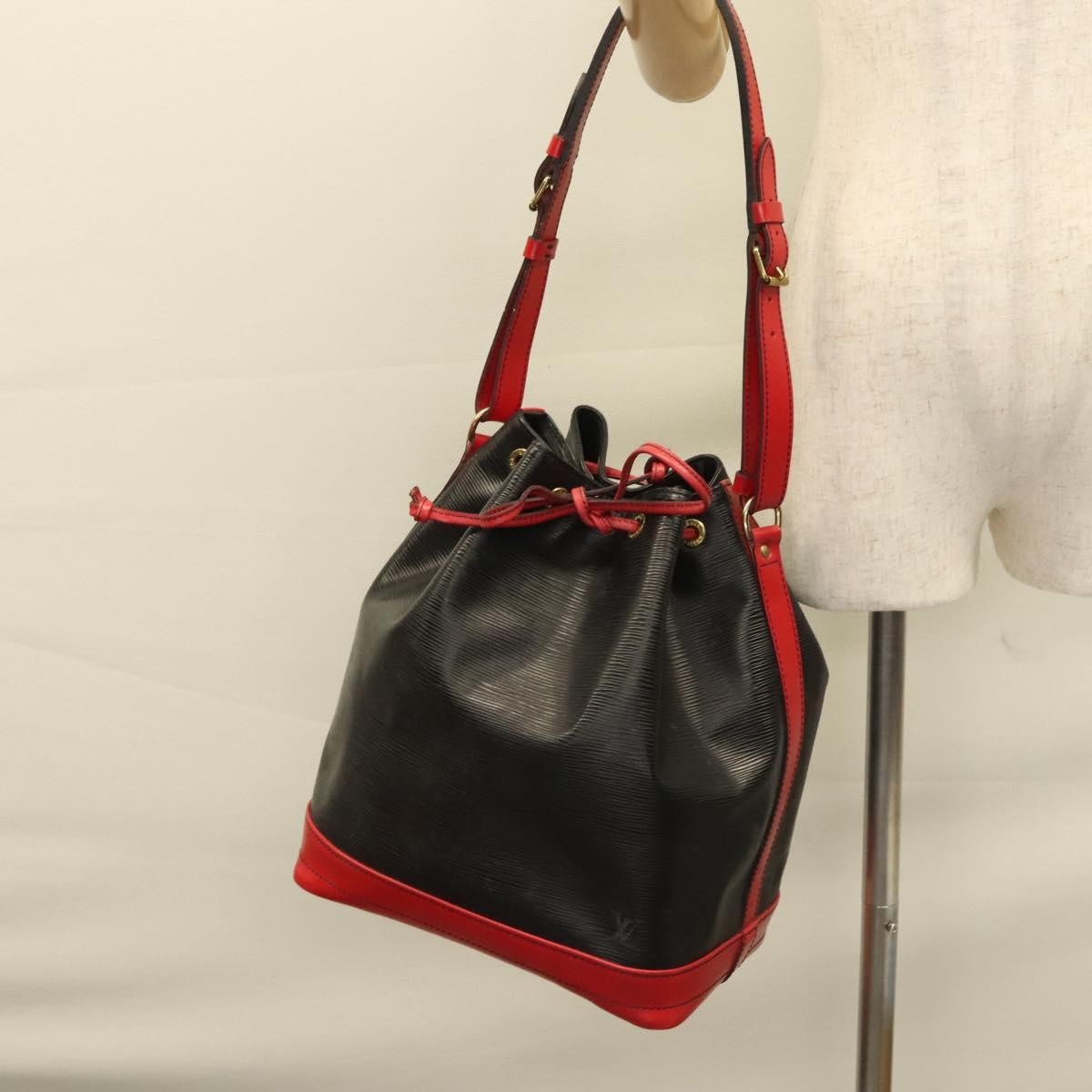 Louis Vuitton Bicolor Noe Handbag Epi Leather, Black, Leather, Shoulder Bag