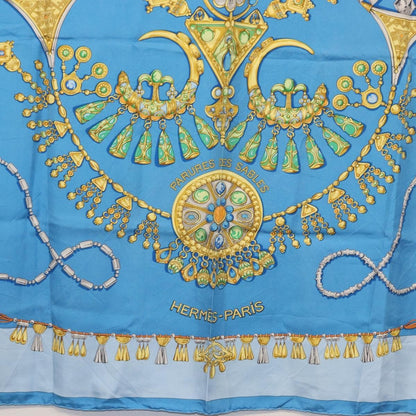 Hermes Carré 90 Silk multicolor, BLUE, SILK, Scarve & shawl