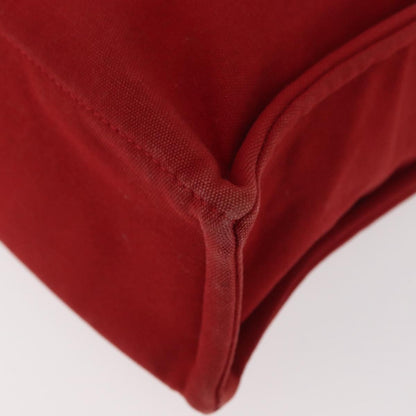 Hermes Fourre Tout Tote Toile, RED, CANVAS, Tote bag
