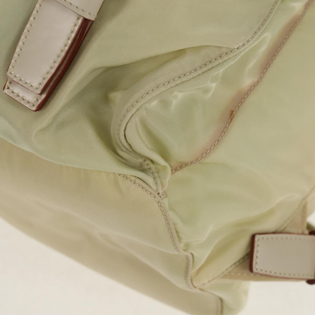 Prada Sac à dos Re-nylon nylon, BEIGE, NYLON, Backpack