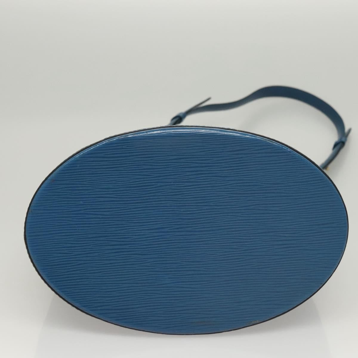 Louis Vuitton Cluny Shoulder Bag Epi Leather, BLUE, LEATHER, Shoulder bag