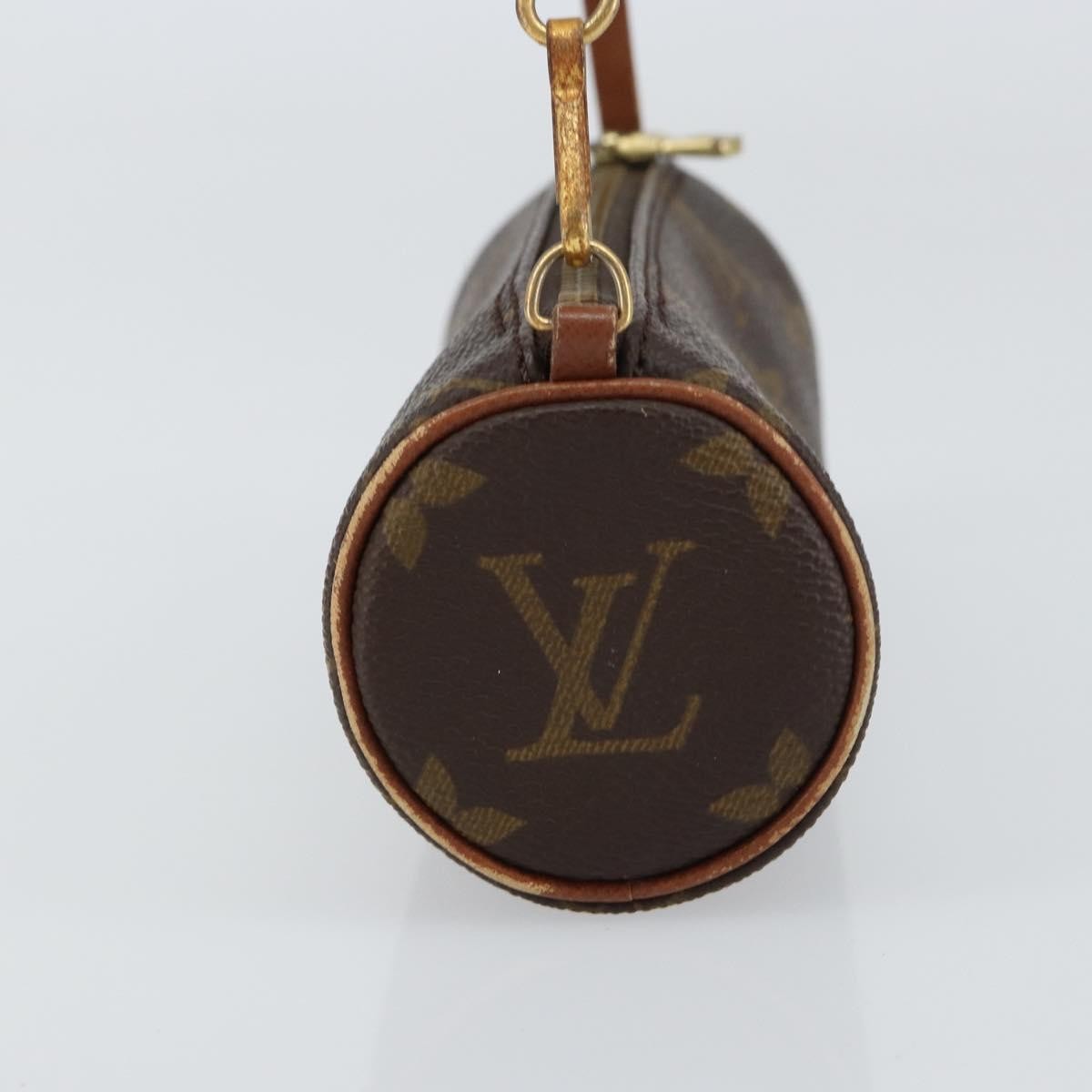 Louis Vuitton Papillon Pochette Monogram Canvas, BROWN, CANVAS, Clutche & pouche