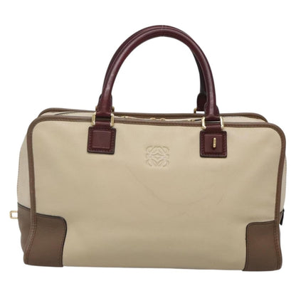 Loewe Amazona Bag Leather, BEIGE, LEATHER, Handbag