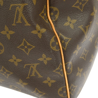 Louis Vuitton Keepall Bag Monogram Canvas, BROWN, CANVAS, Travel bag