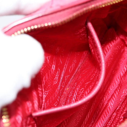 Prada Vintage Shoulder Bag Quilted Tessuto, PINK, NYLON, Shoulder bag