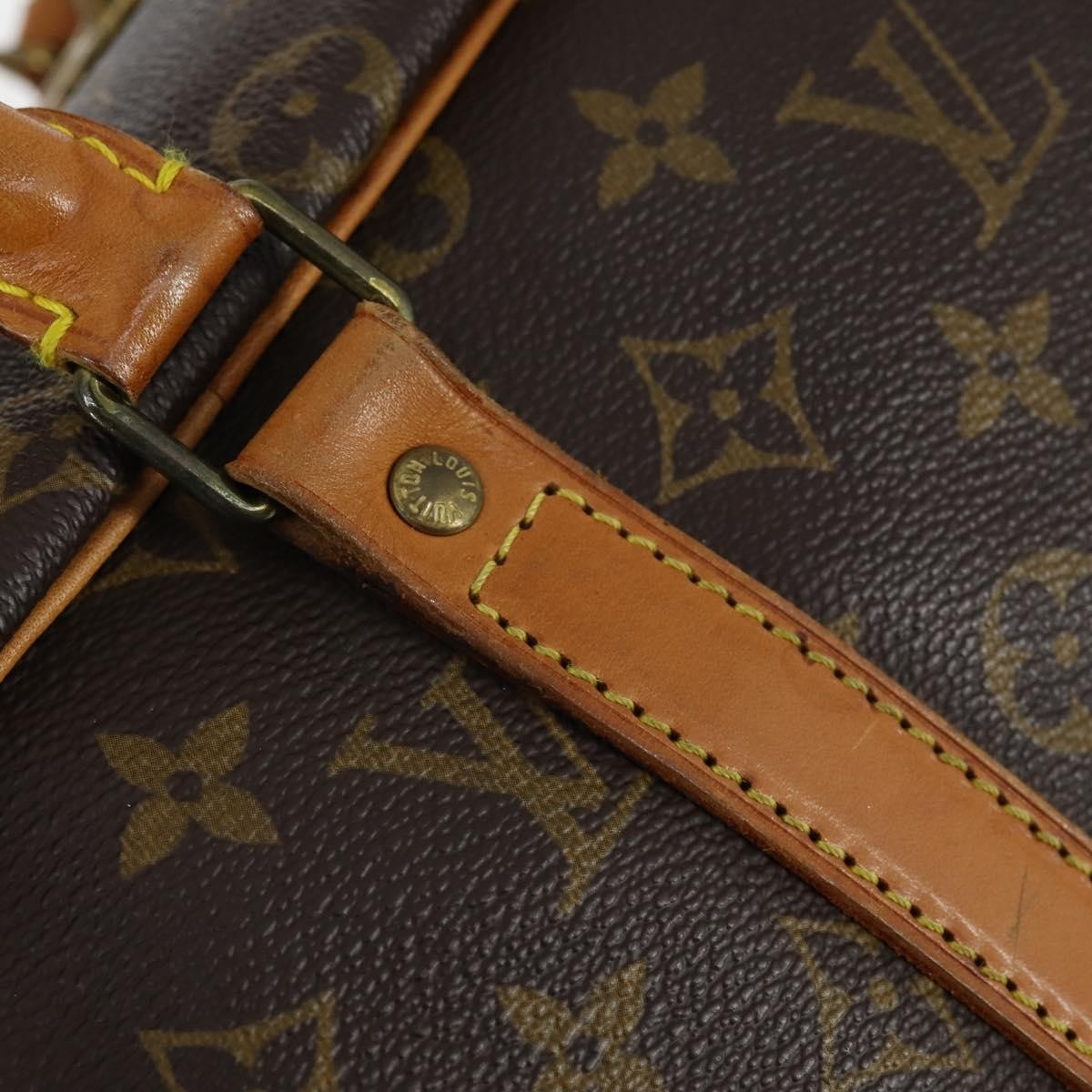 Louis Vuitton Sirius Handbag Monogram Canvas, BROWN, CANVAS, Travel bag