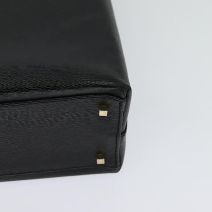 Salvatore Ferragamo Vintage Handbag Leather, BLACK, LEATHER, Handbag