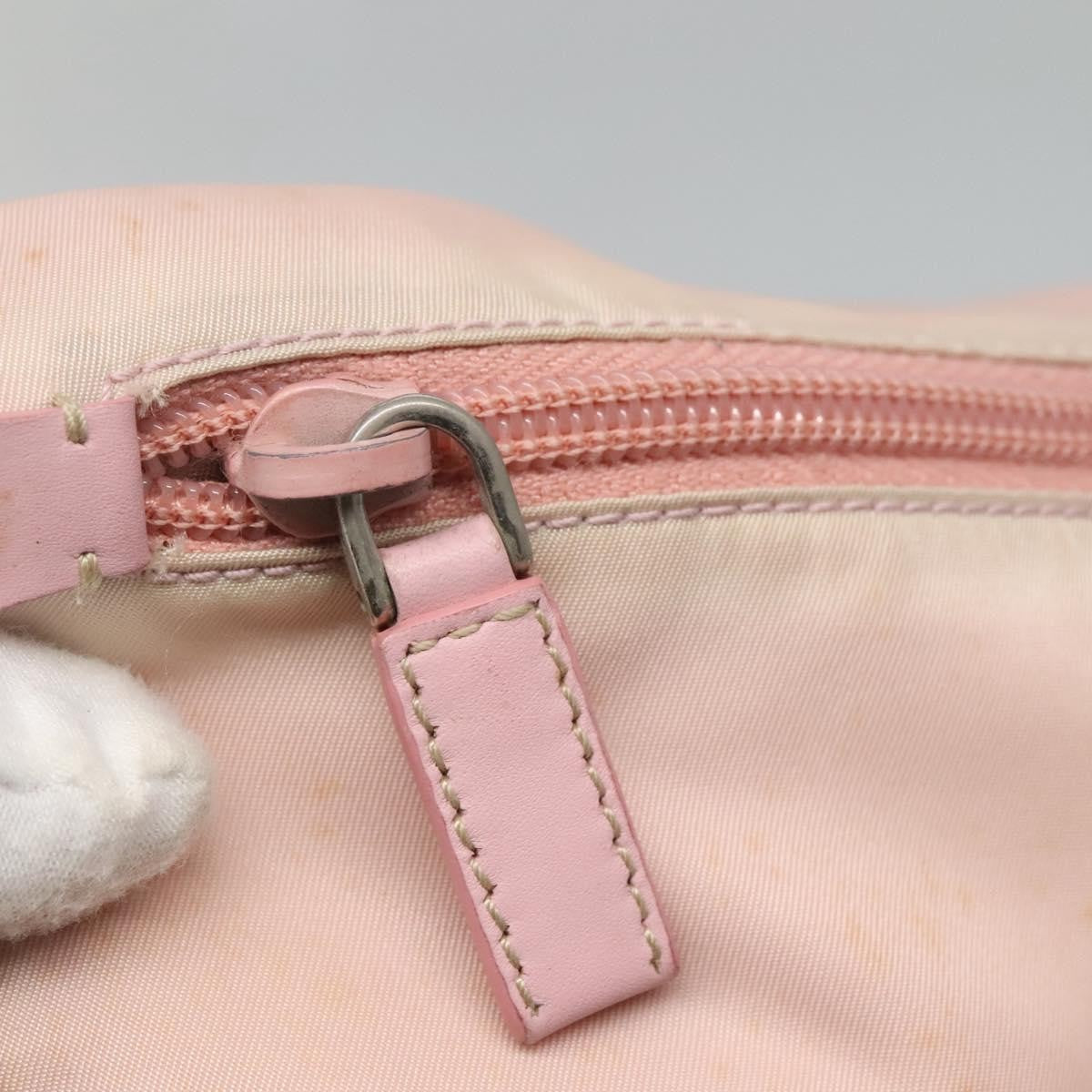 Prada Buckle Messenger Bag Tessuto, PINK, NYLON, Shoulder bag