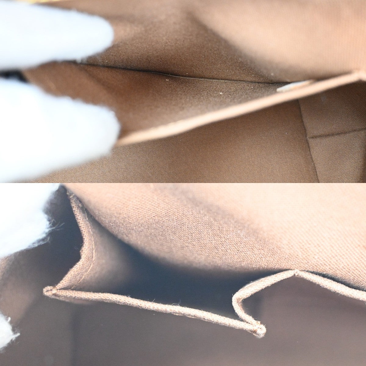 Louis Vuitton Tivoli Handbag Monogram Canvas, BROWN, CANVAS, Handbag