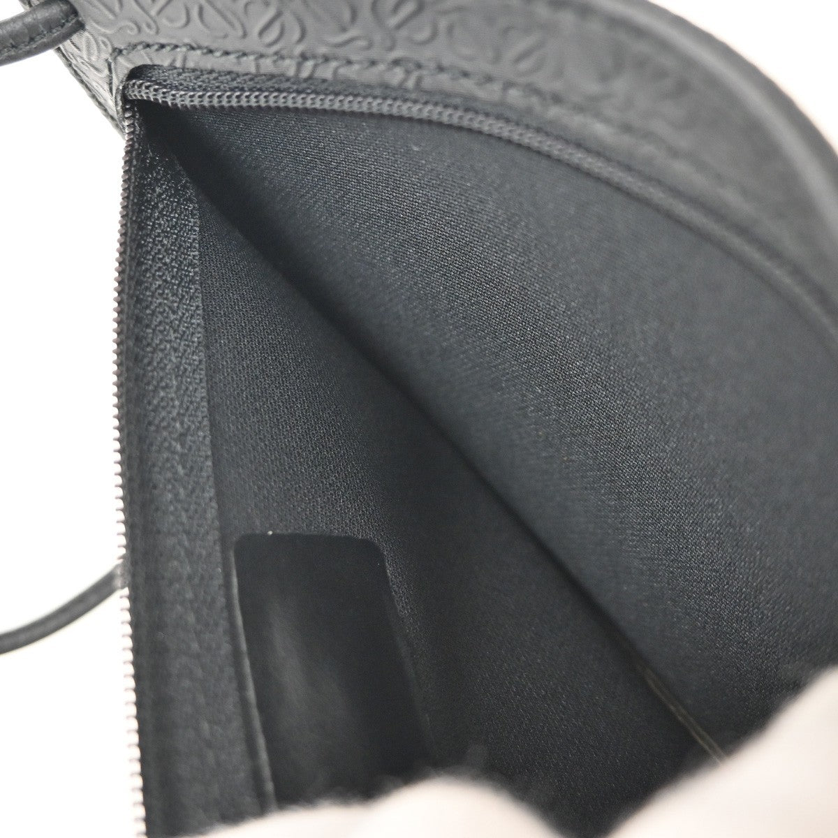 Loewe Anagram Shoulder Bag Leather, BLACK, PVC, Shoulder bag