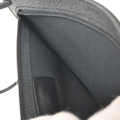 Loewe Anagram Shoulder Bag Leather, BLACK, PVC, Shoulder bag