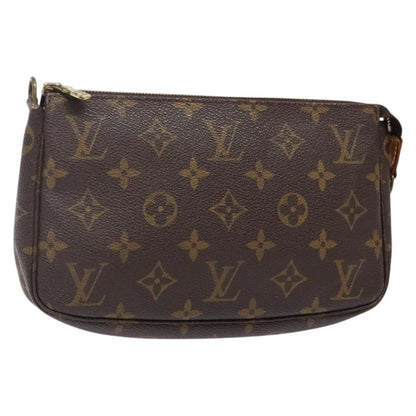 Louis Vuitton Pochette Accessoires Monogram Canvas, BROWN, CANVAS, Clutche & pouche