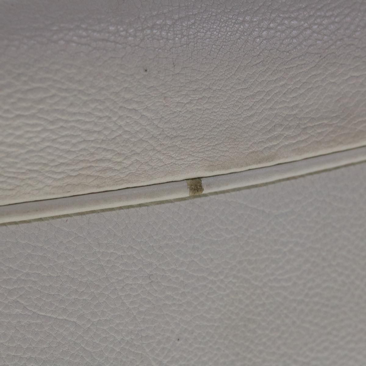 Christian Dior Vintage Handbag Leather, WHITE, LEATHER, Handbag