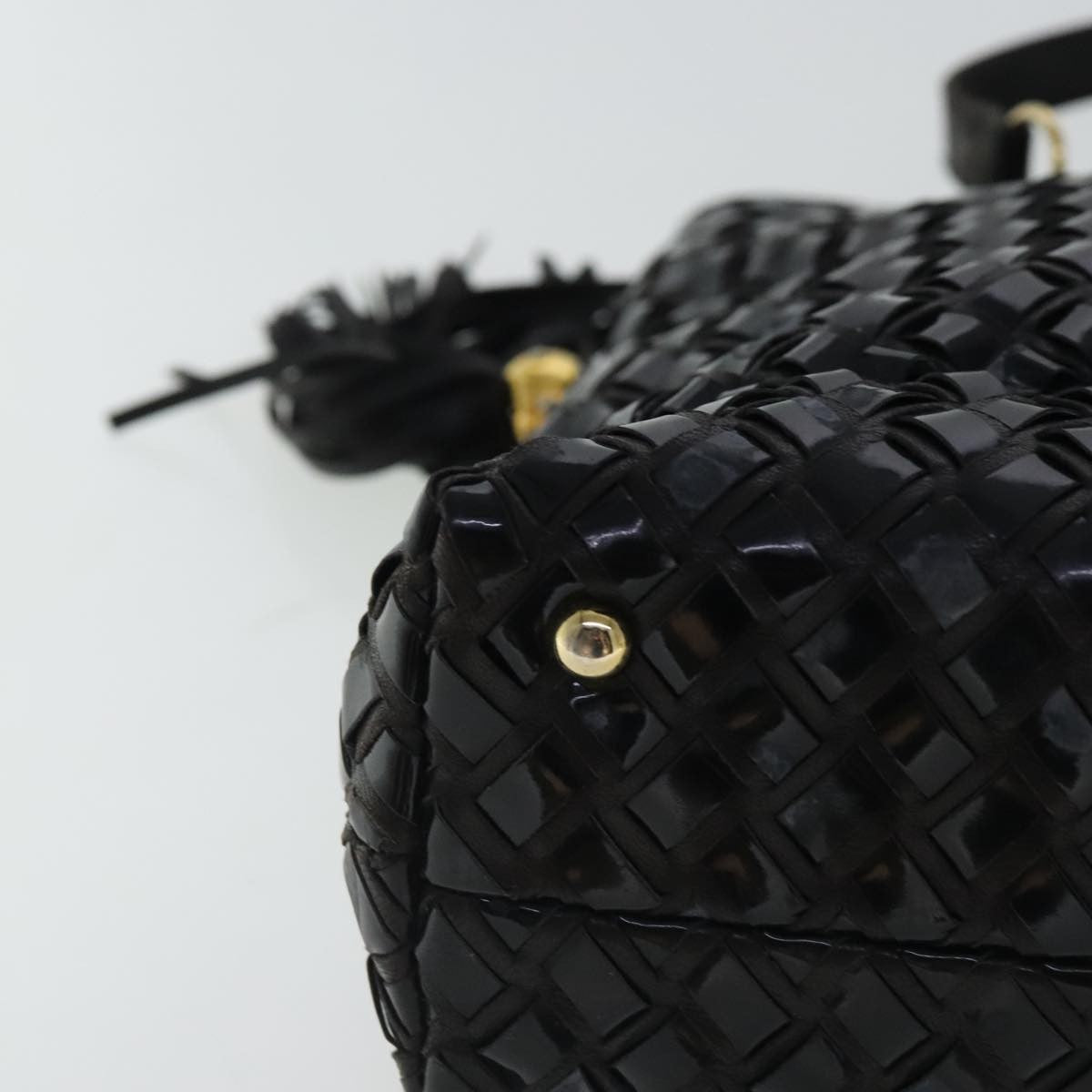 Bally Vintage Shoulder Bag Patent leather, BLACK, PATENT_LEATHER, Shoulder bag