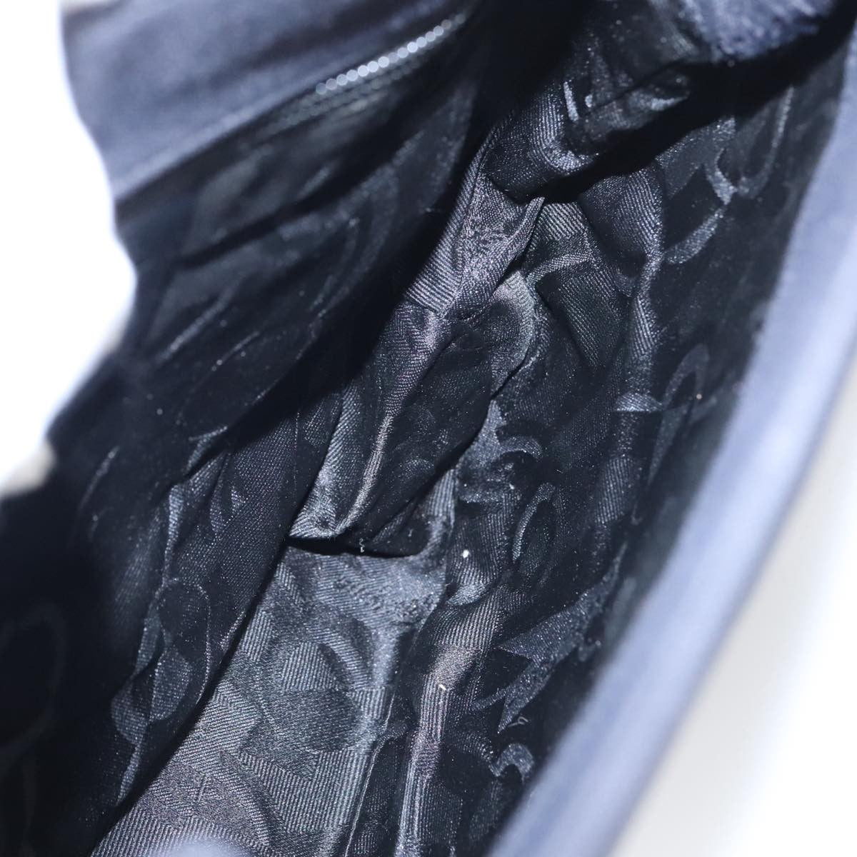 Salvatore Ferragamo Vala Shoulder Bag Canvas, BLACK, CANVAS, Shoulder bag