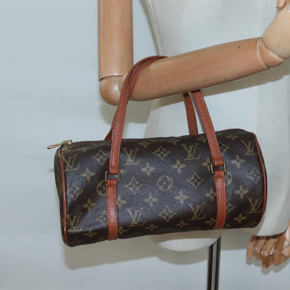 Louis Vuitton Papillon Handbag Monogram Canvas, BROWN, CANVAS, Handbag