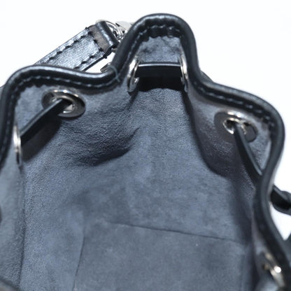 Louis Vuitton Noe NM Handbag Monogram Jacquard Denim, BLACK, CANVAS, Shoulder bag