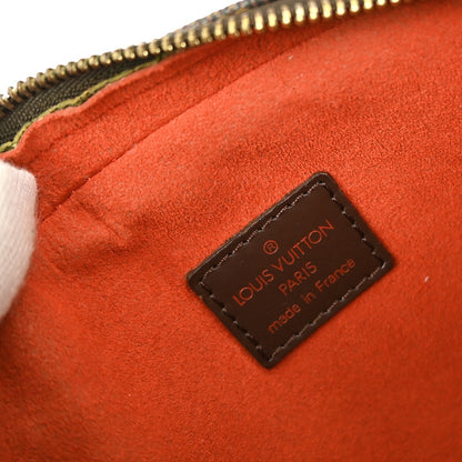 Louis Vuitton Ipanema Pochette Damier, BROWN, CANVAS, Clutche & pouche