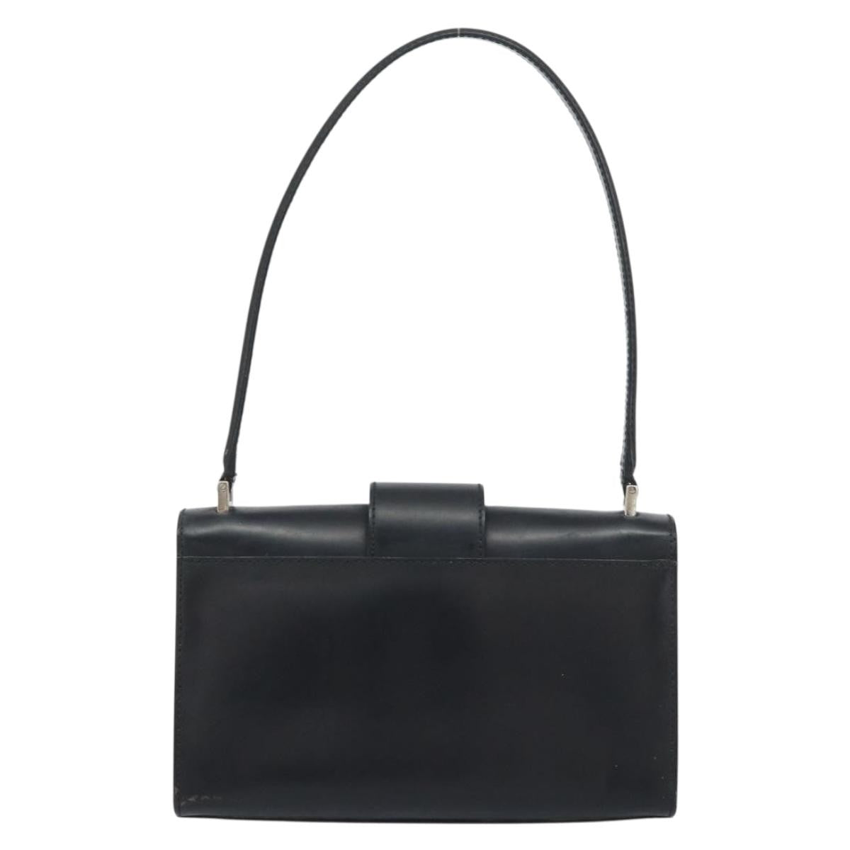 Salvatore Ferragamo Vala Handbag Leather, BLACK, LEATHER, Handbag