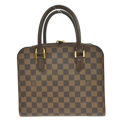 Louis Vuitton Triana Bag Damier, BROWN, CANVAS, Handbag