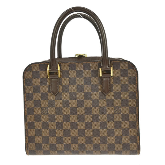 Louis Vuitton Triana Bag Damier, BROWN, CANVAS, Handbag