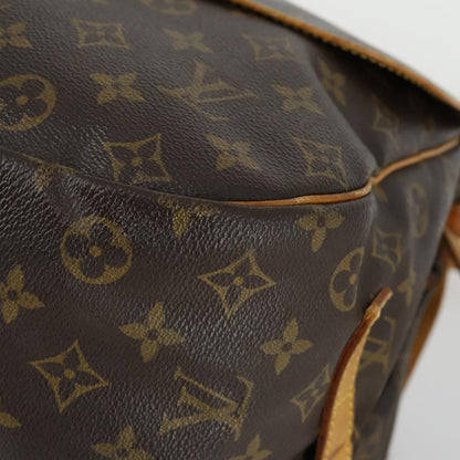 Louis Vuitton Saumur Handbag Monogram Canvas, BROWN, CANVAS, Shoulder bag