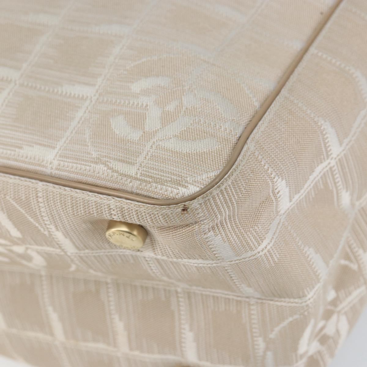Chanel Travel Line Tote Nylon, BEIGE, NYLON, Tote bag