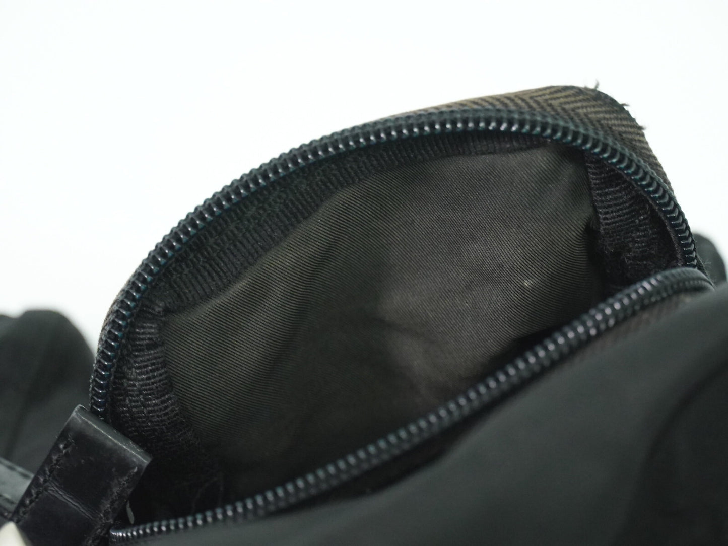 Prada Double Front Pocket Backpack Tessuto, BLACK, NYLON, Backpack