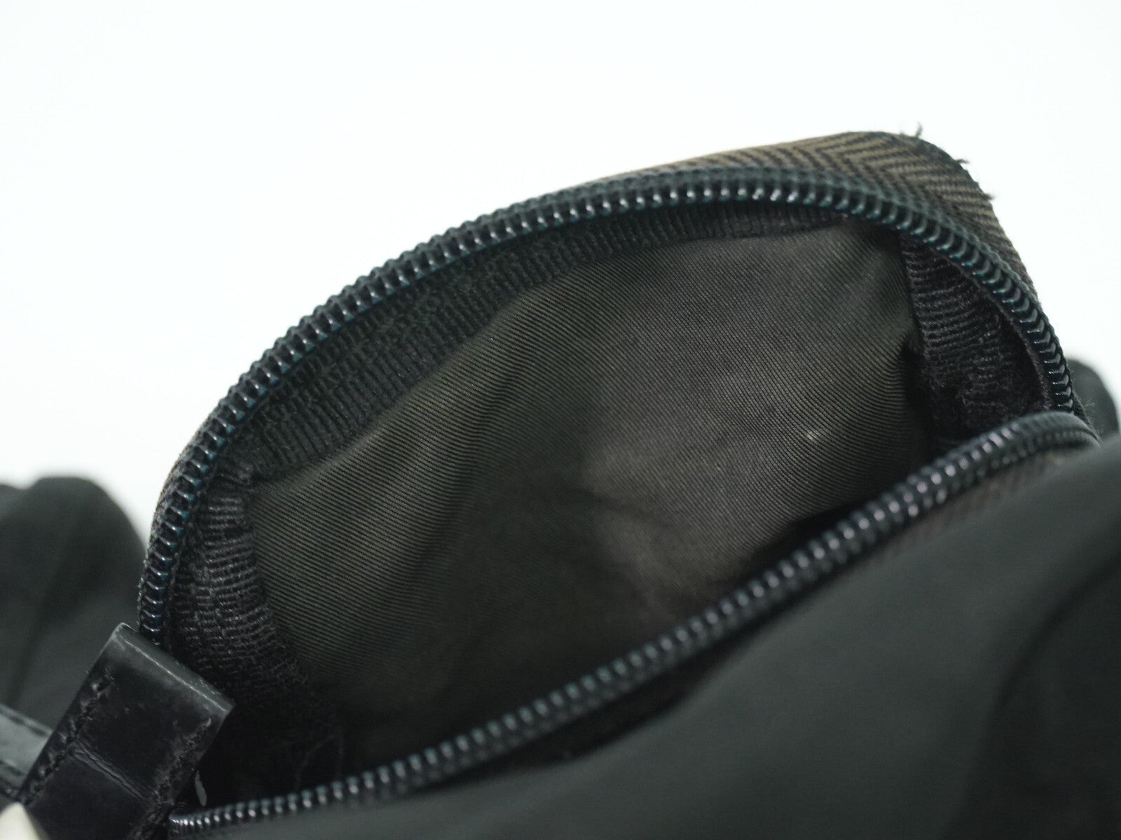 Prada Double Front Pocket Backpack Tessuto, BLACK, NYLON, Backpack