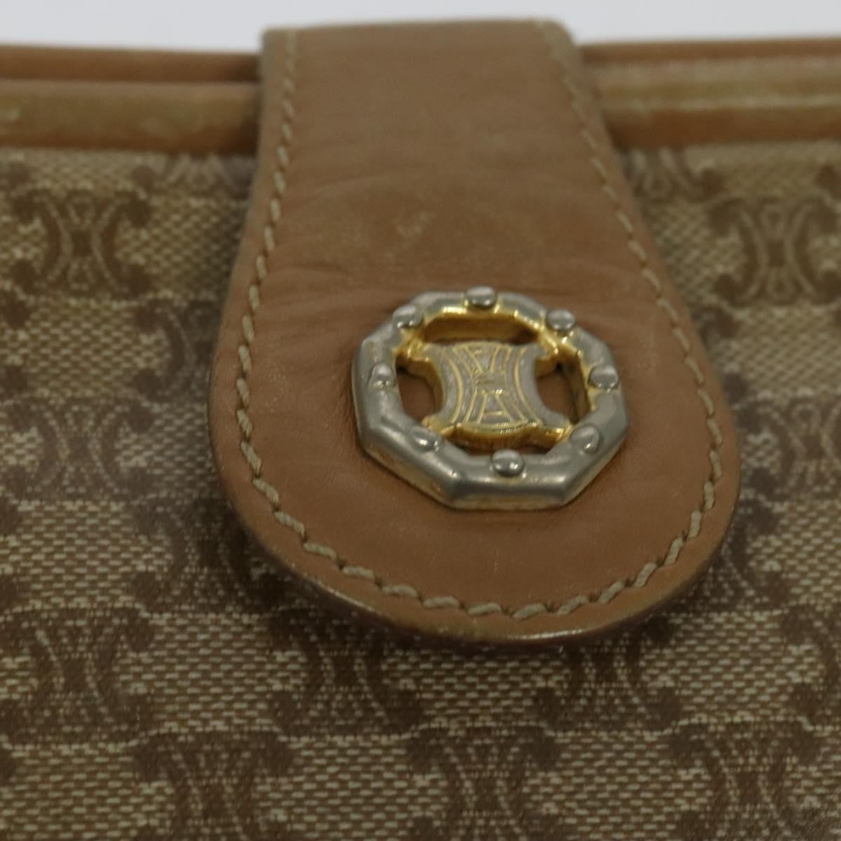 Celine Macadam Shoulder Bag PVC Leather, BEIGE, PVC, Shoulder bag