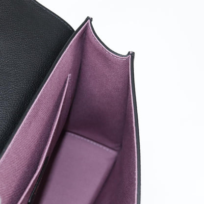 Versace La Medusa Top Handle Bag Leather, BLACK, LEATHER, Handbag