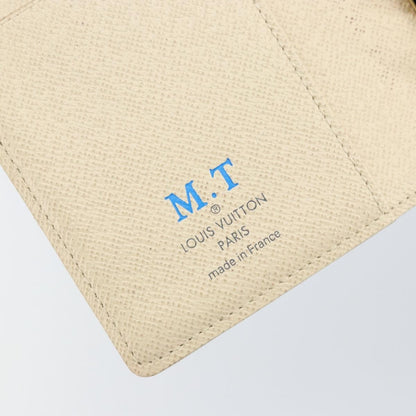 Louis Vuitton Agenda Cover Damier Azur, WHITE, CANVAS, Toiletry Case