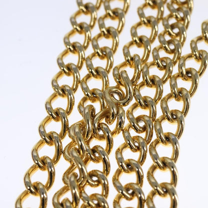 Salvatore Ferragamo Vintage Gancini Chain Shoulder Bag Leather, BEIGE, LEATHER, Shoulder bag