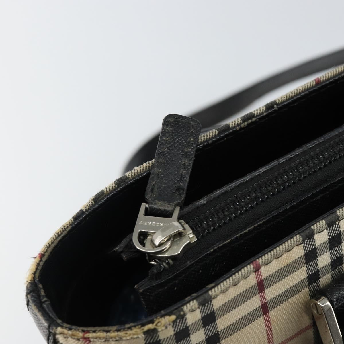 Burberry Vintage Zip Tote House Check Coated Canvas, BEIGE, CANVAS, Tote bag