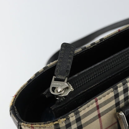 Burberry Vintage Zip Tote House Check Coated Canvas, BEIGE, CANVAS, Tote bag