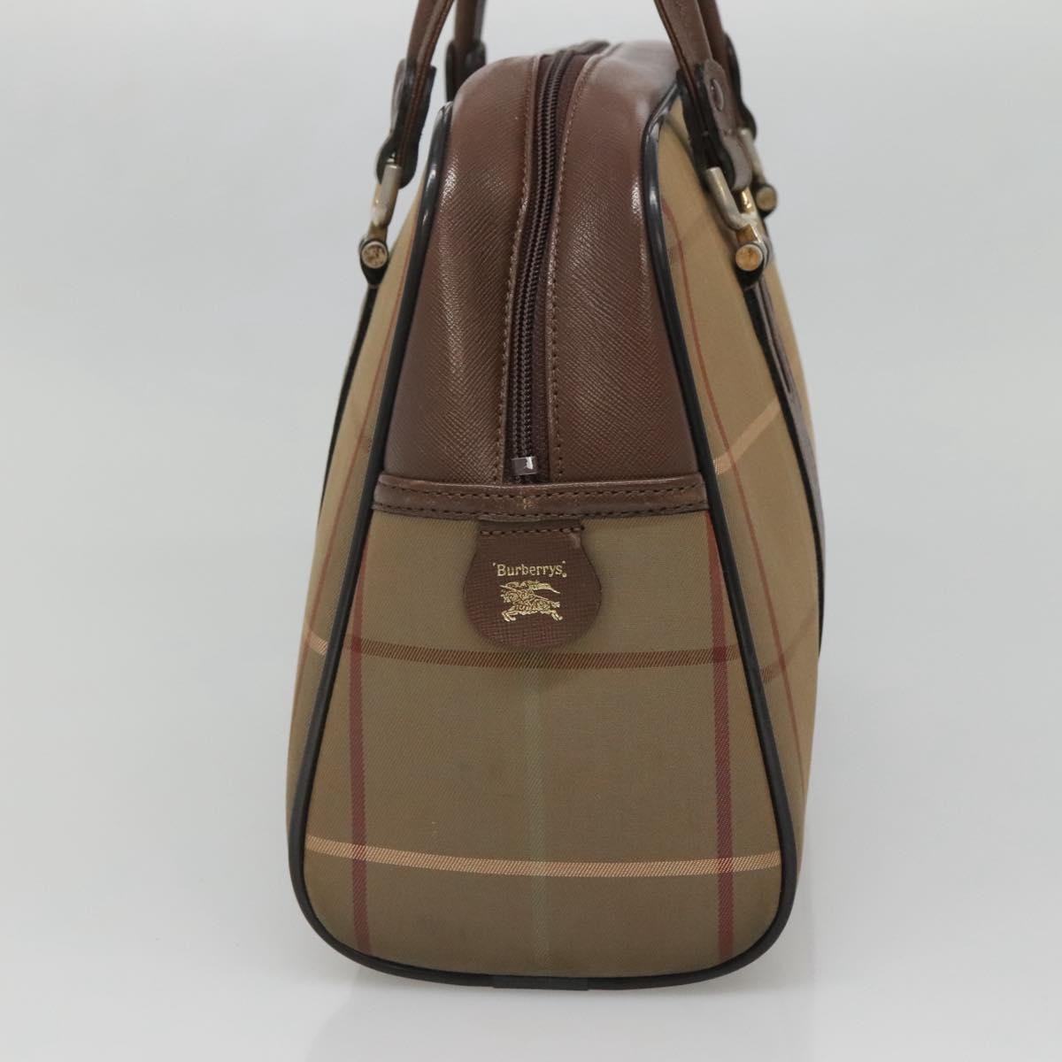 Burberry Nova Check Handbag Nova Check Canvas, BEIGE, CANVAS, Handbag